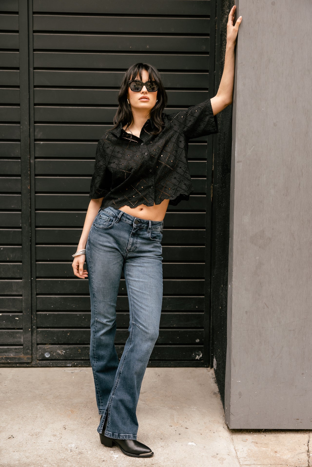 

Jeans bootcut Femme Karolina sirena | Freeman T. Porter