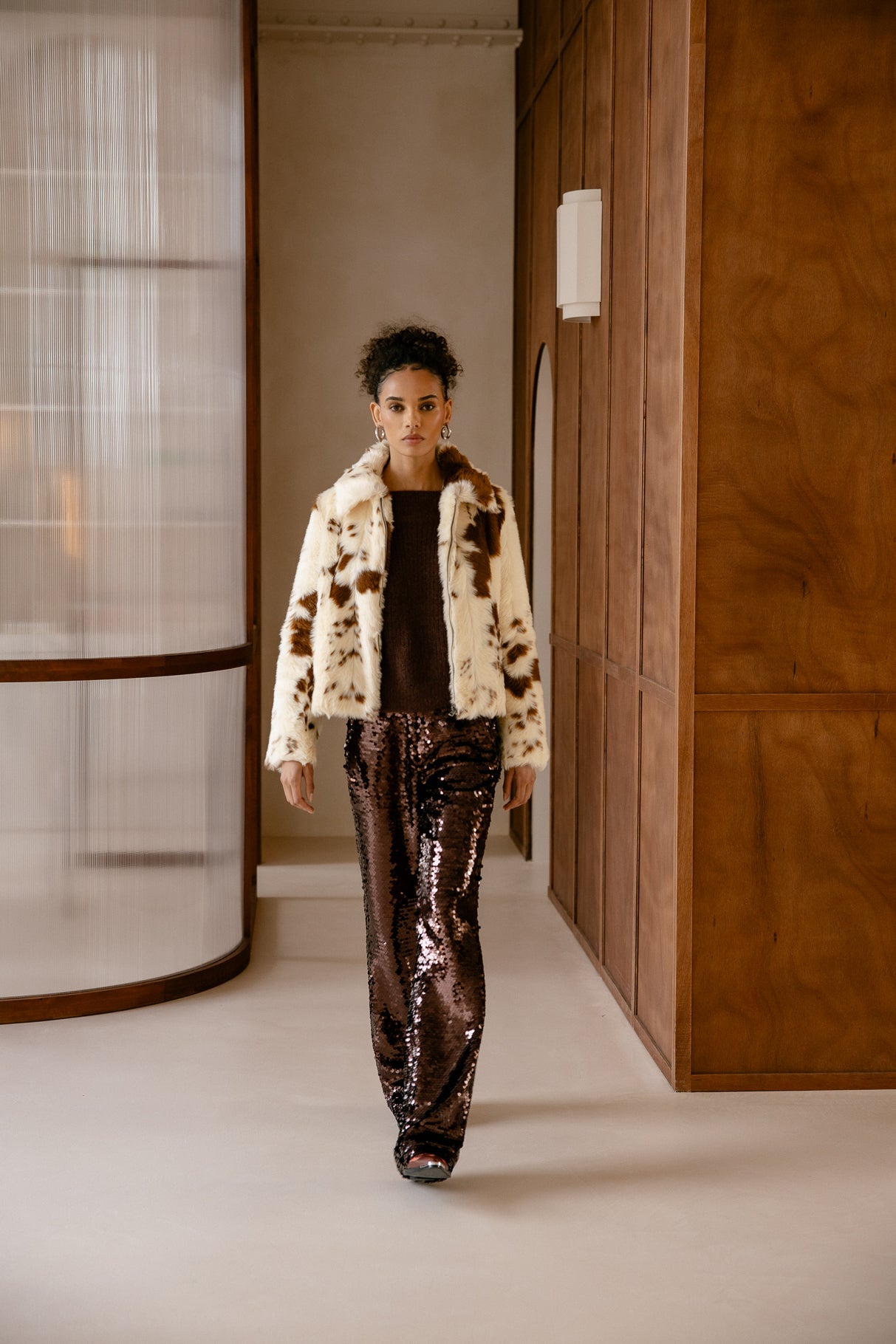 

Pantalon city bootcut Femme Roma Party brown | Freeman T. Porter