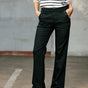 

Pantalones de arranque de cintura alta Mujer Roma Polyneo black | Freeman T. Porter