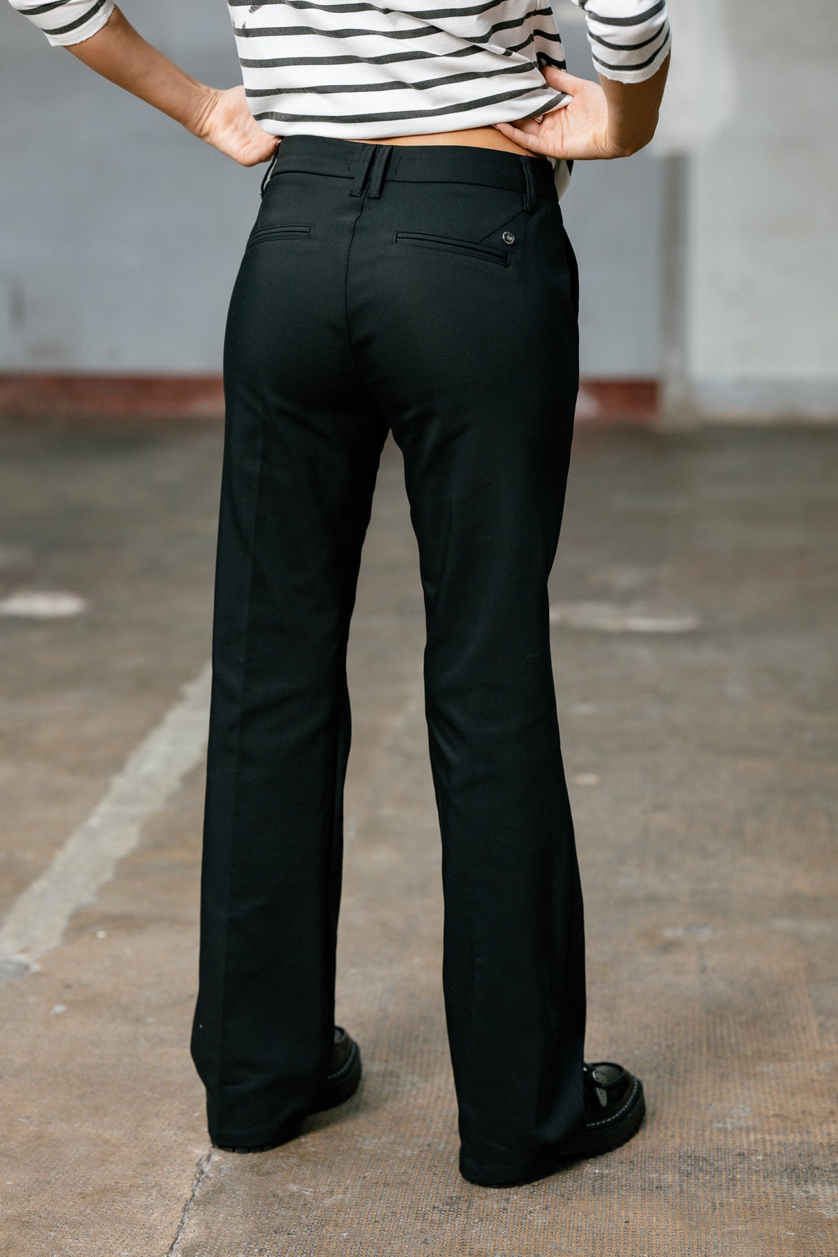 

Pantalones bootcut Mujer Roma Polyneo black | Freeman T. Porter