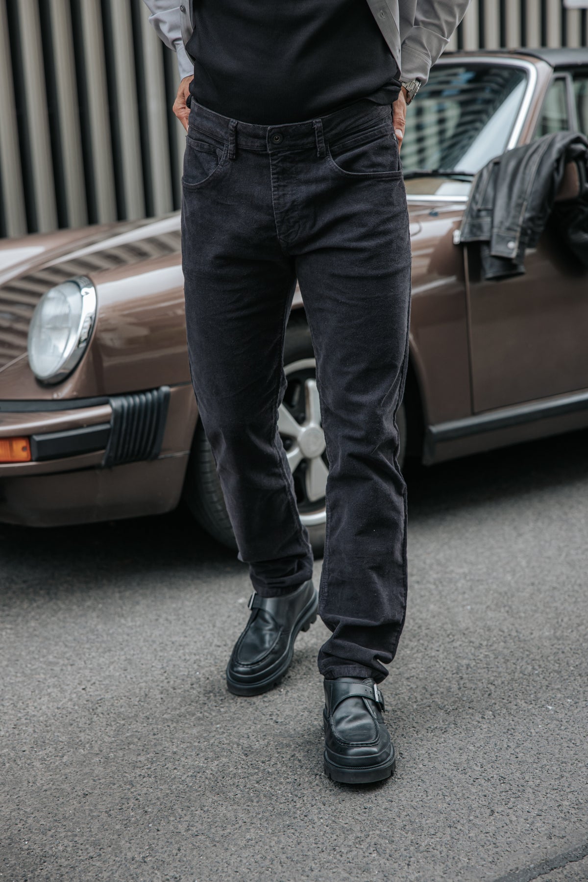 

Tapered Hose Herren Harry Cora black | Freeman T. Porter