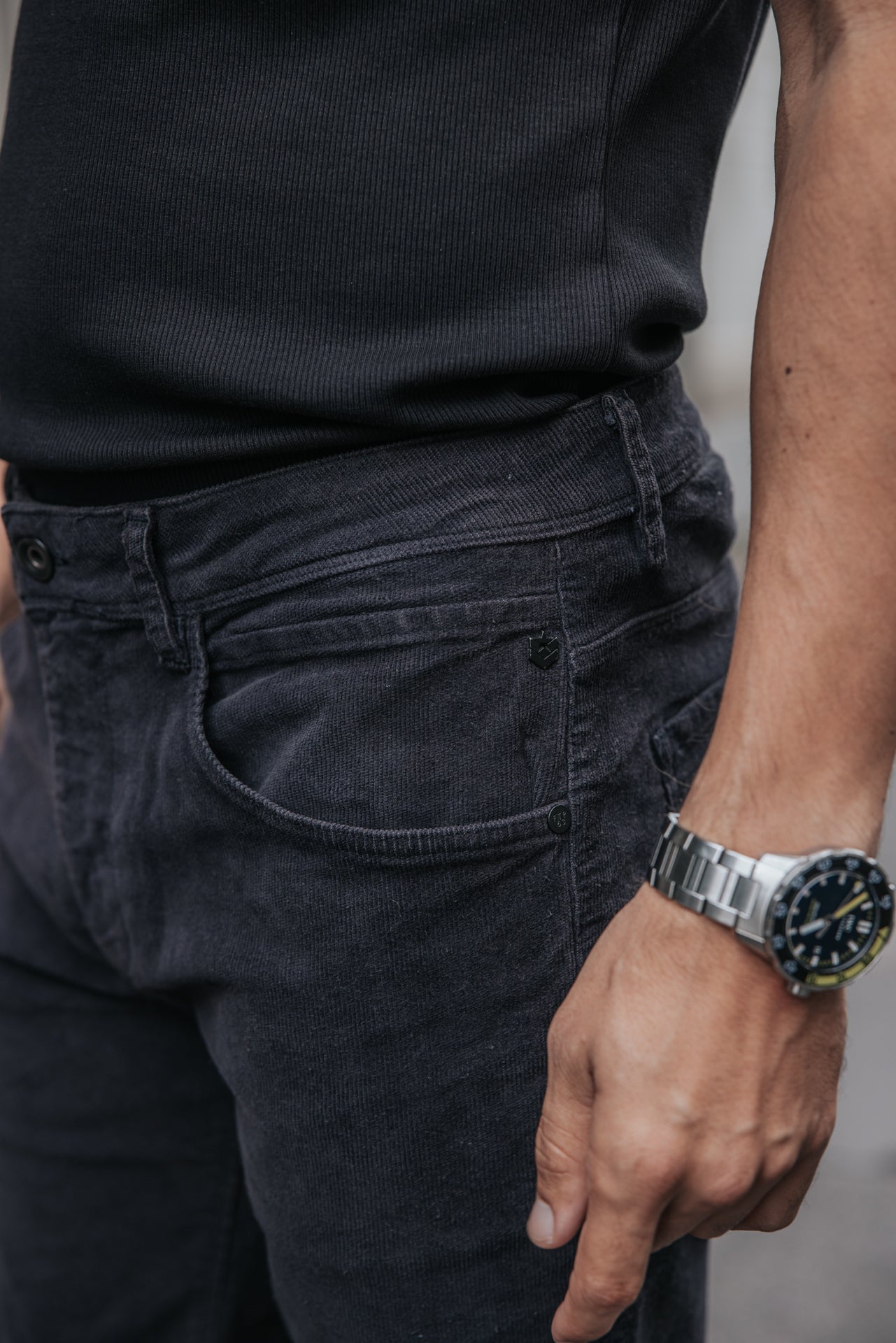 

Tapered Hose Herren Harry Cora black | Freeman T. Porter