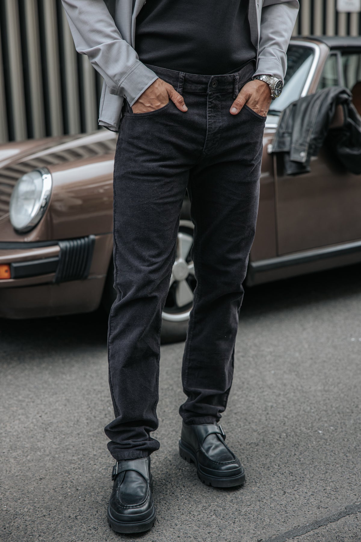 

Tapered Hose Herren Harry Cora black | Freeman T. Porter
