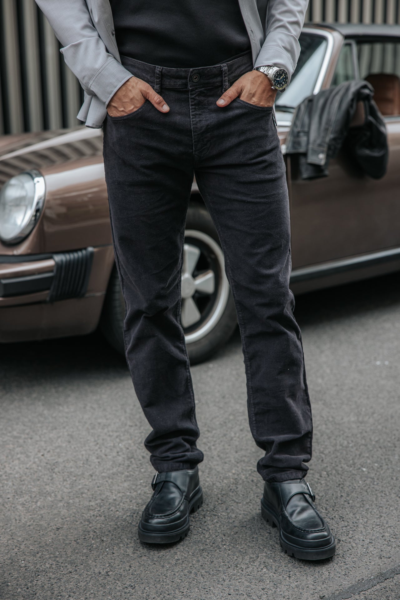 

Tapered Hose Herren Harry Cora black | Freeman T. Porter