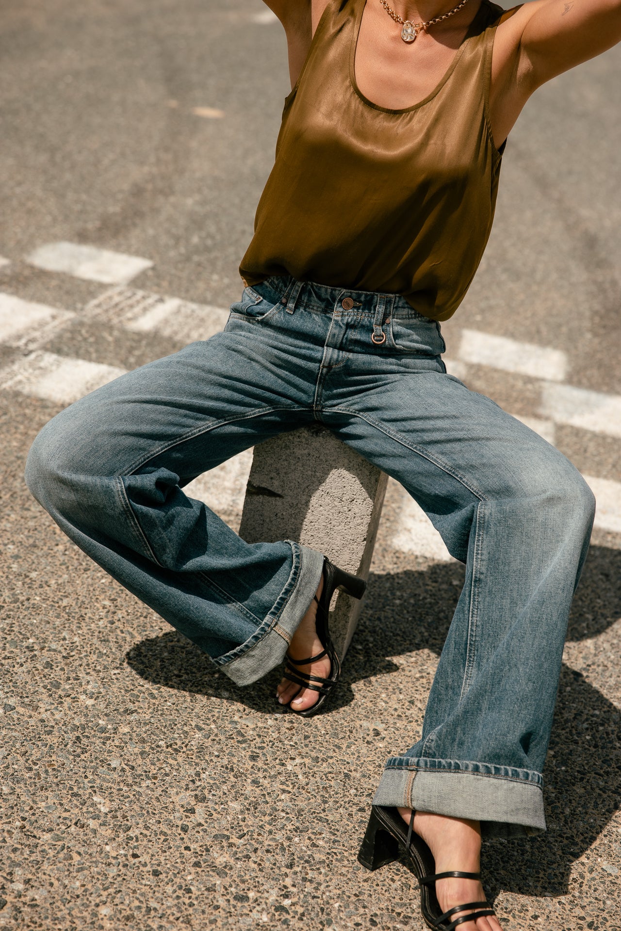 

Weite Jeans mit breitem Umschlag Damen Kate Denim piura | Freeman T. Porter