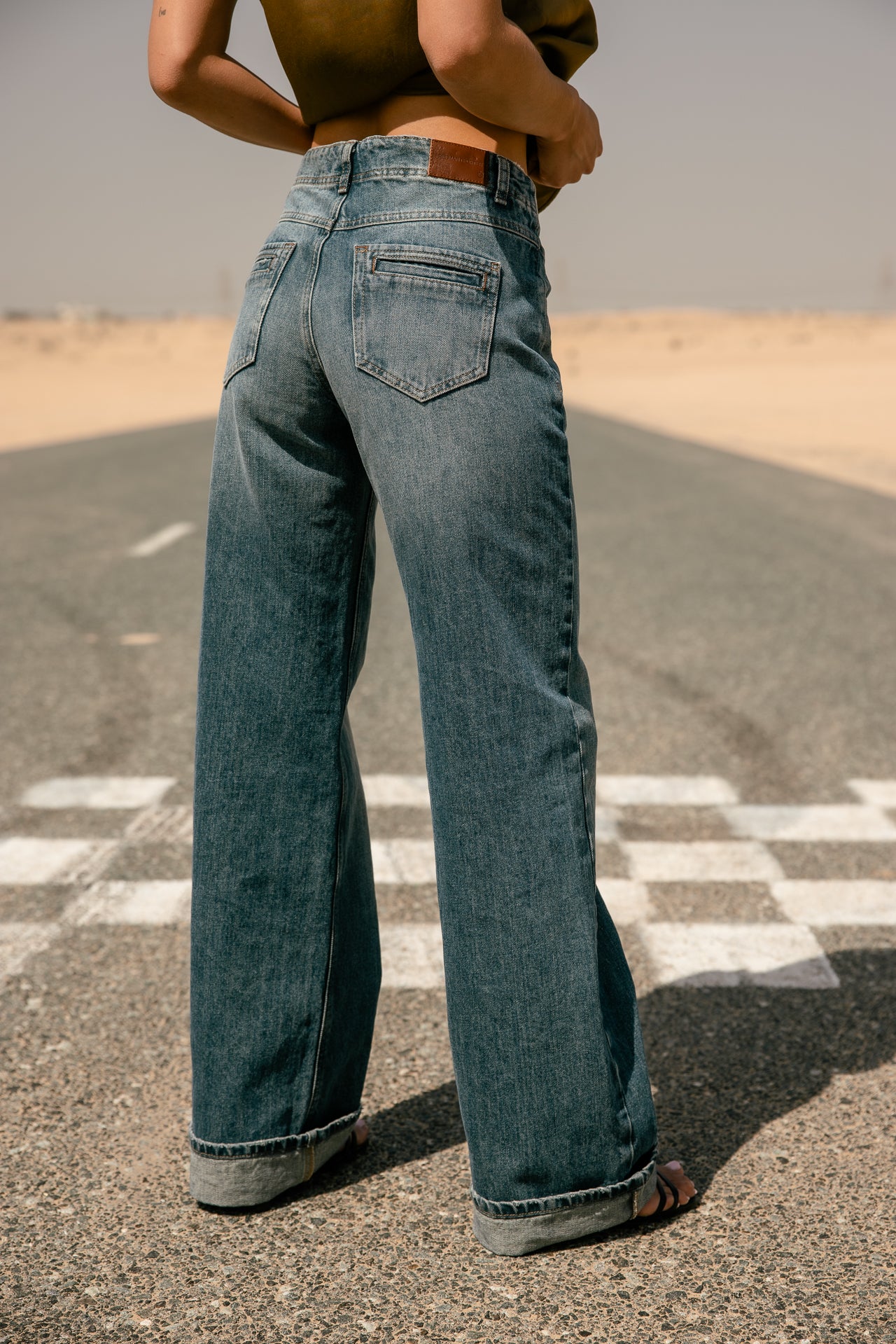 

Weite Jeans mit breitem Umschlag Damen Kate Denim piura | Freeman T. Porter