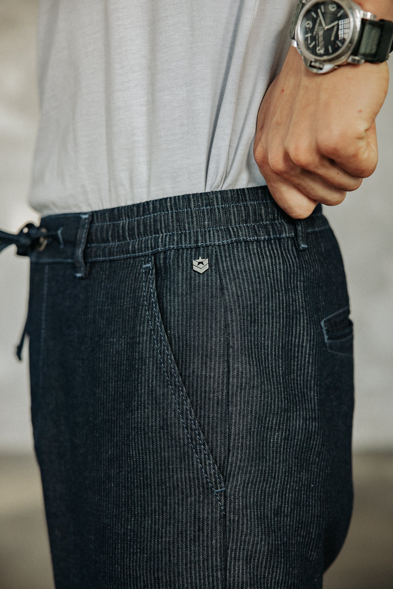 

Relax-Hose Herren Derek Denim barack | Freeman T. Porter