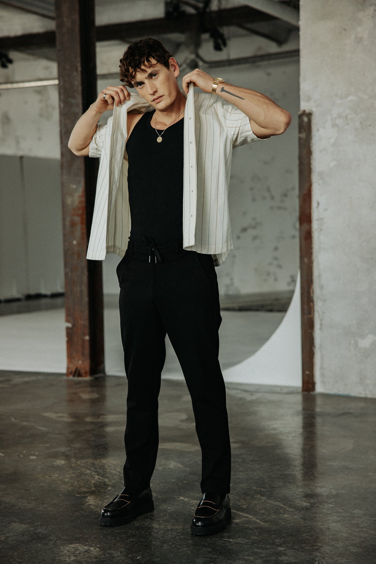 

Pantalon relax Homme Derek Comfy black | Freeman T. Porter