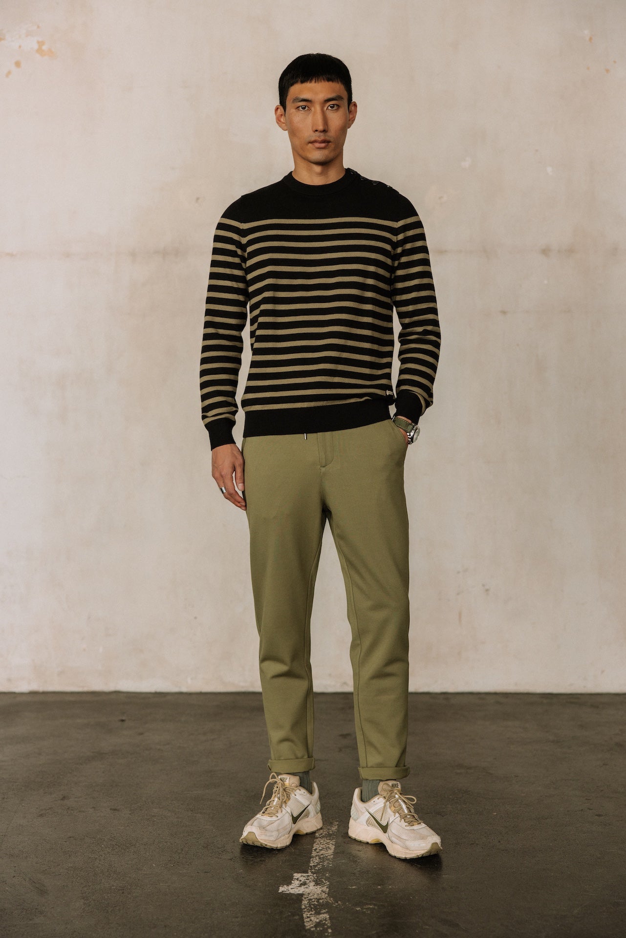 

Relax pants Men Derek Comfy deep lichen green | Freeman T. Porter