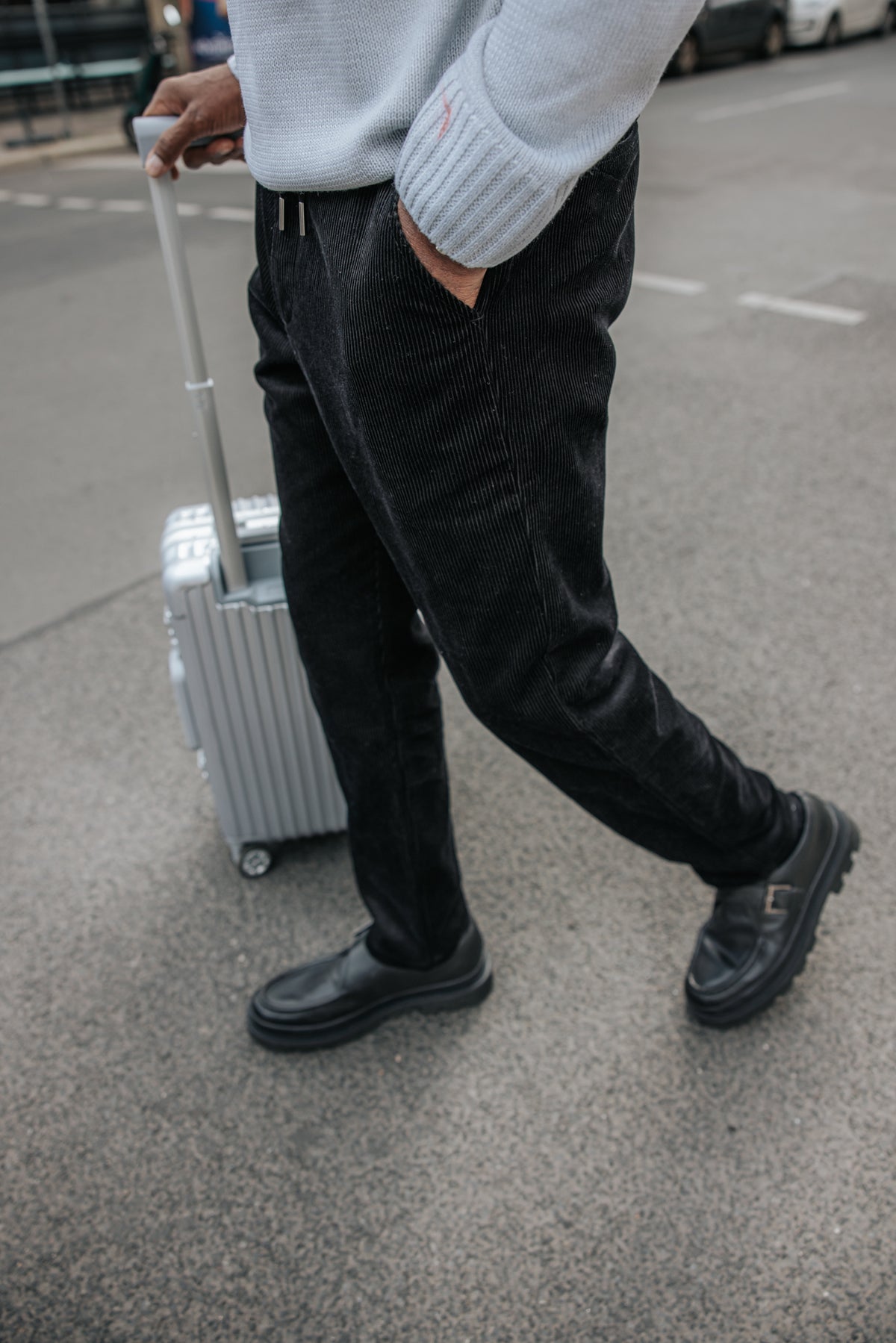 

Relaxed-Fit-Hose Herren Derek Corduroy black | Freeman T. Porter