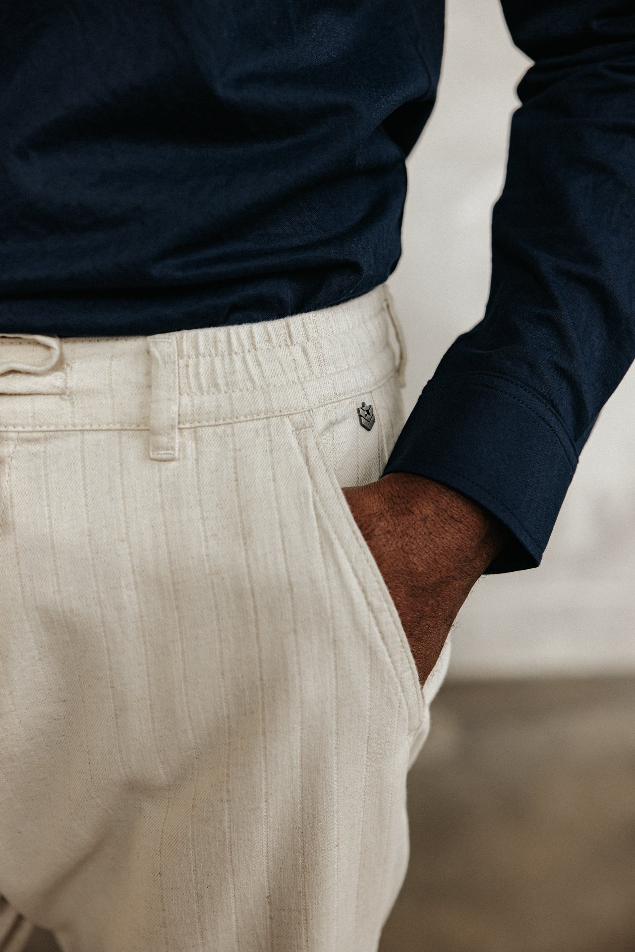 
              

Pantalon relax Homme Derek Palmae egret | Freeman T. Porter
            