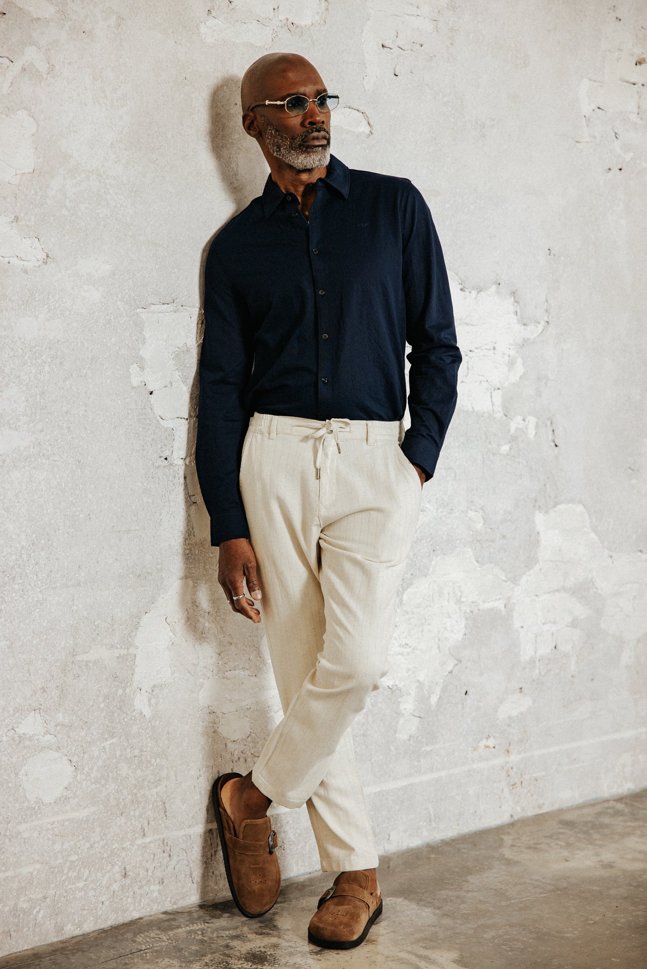 

Pantalon relax Homme Derek Palmae egret | Freeman T. Porter