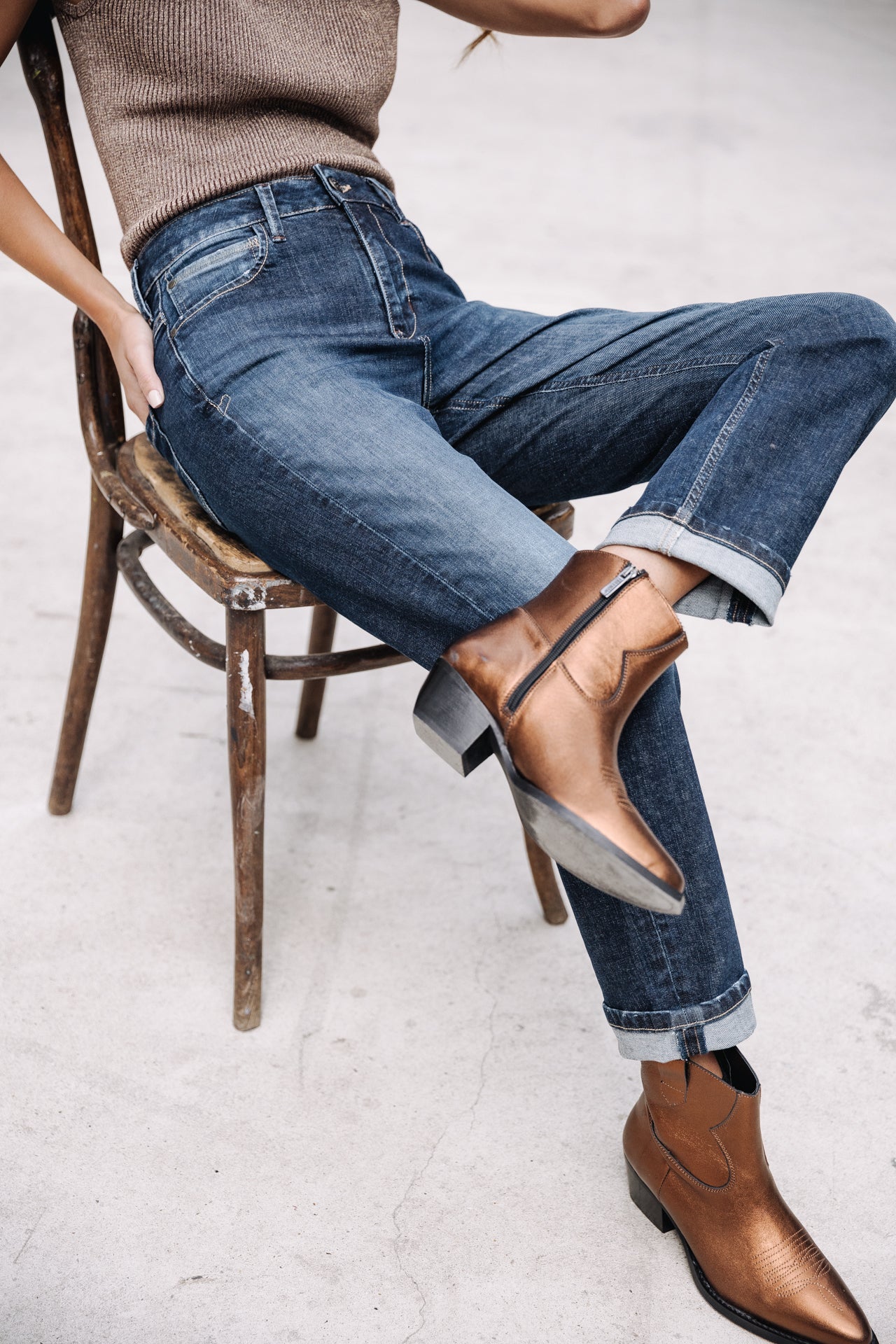 

Jeans taille haute Femme Tracy santacruz | Freeman T. Porter