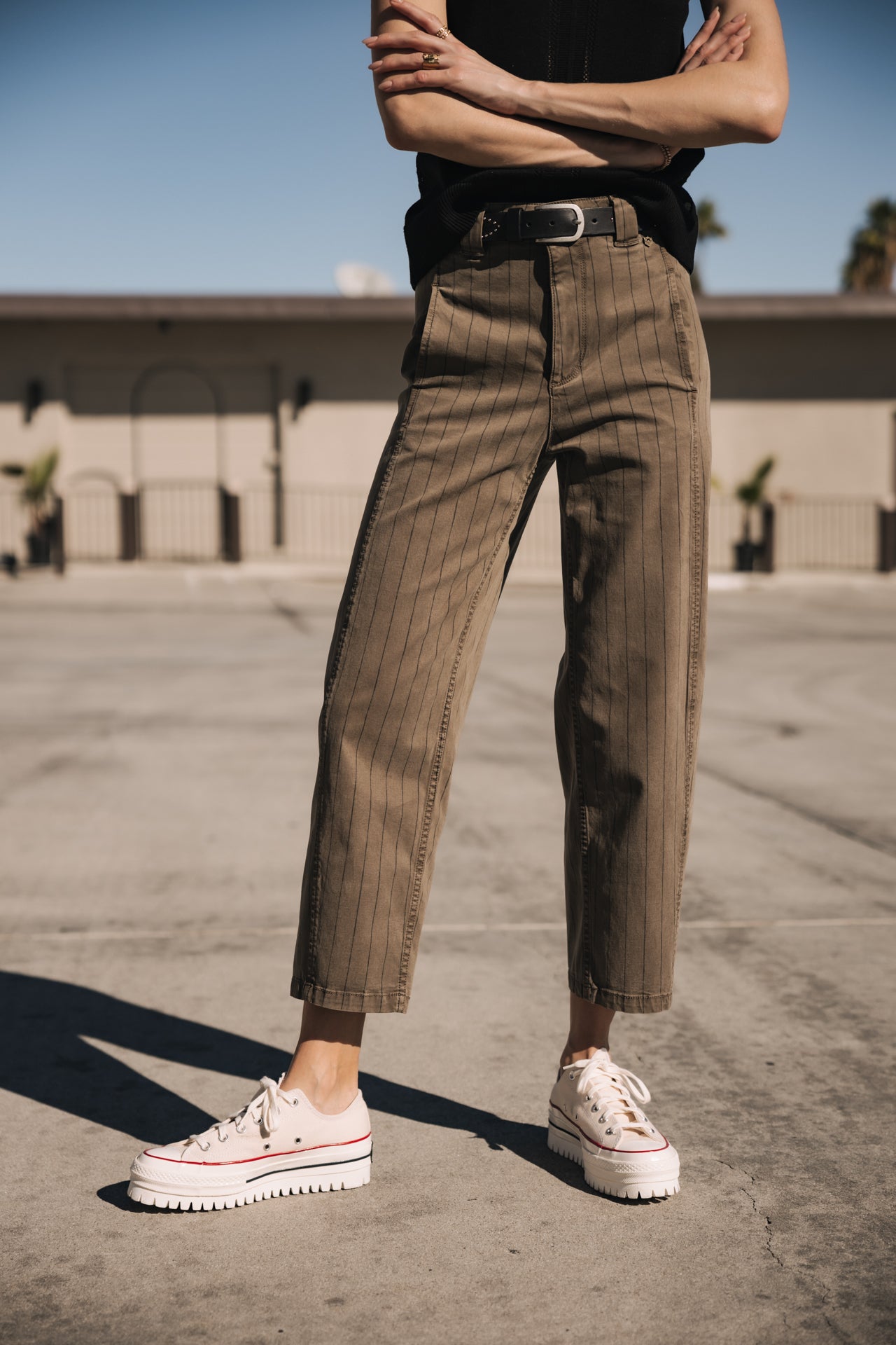 

Cropped balloon pants Woman Rosalia City Paleole tea leaf | Freeman T. Porter