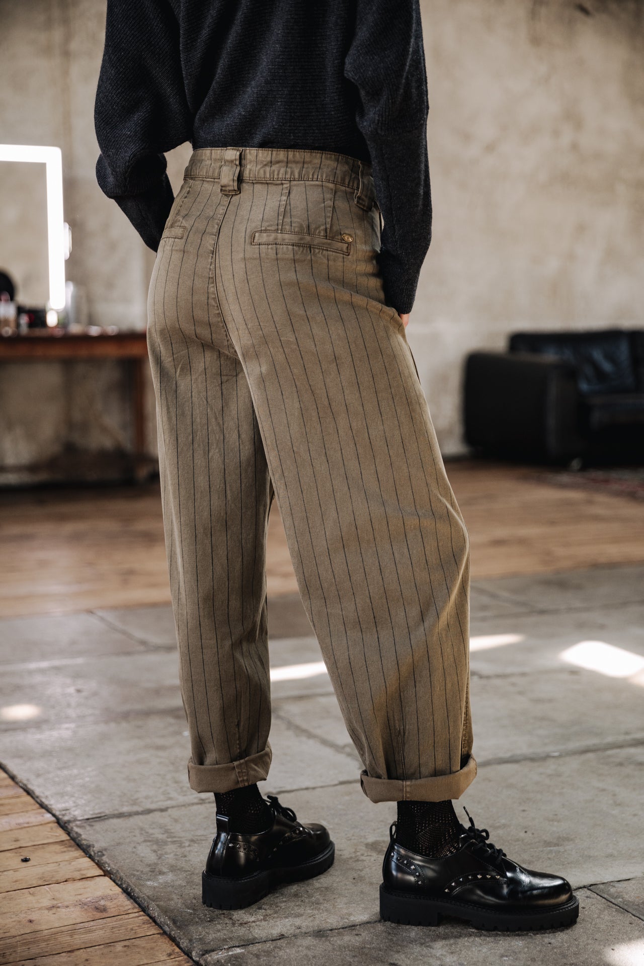 

Pantalon balloon cropped Femme Rosalia City Paleole tea leaf | Freeman T. Porter