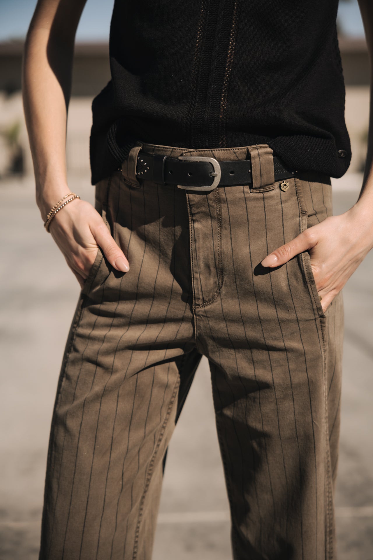 

Cropped balloon pants Woman Rosalia City Paleole tea leaf | Freeman T. Porter