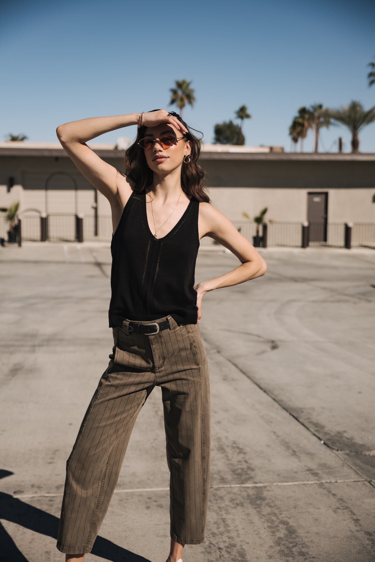 

Cropped balloon pants Woman Rosalia City Paleole tea leaf | Freeman T. Porter