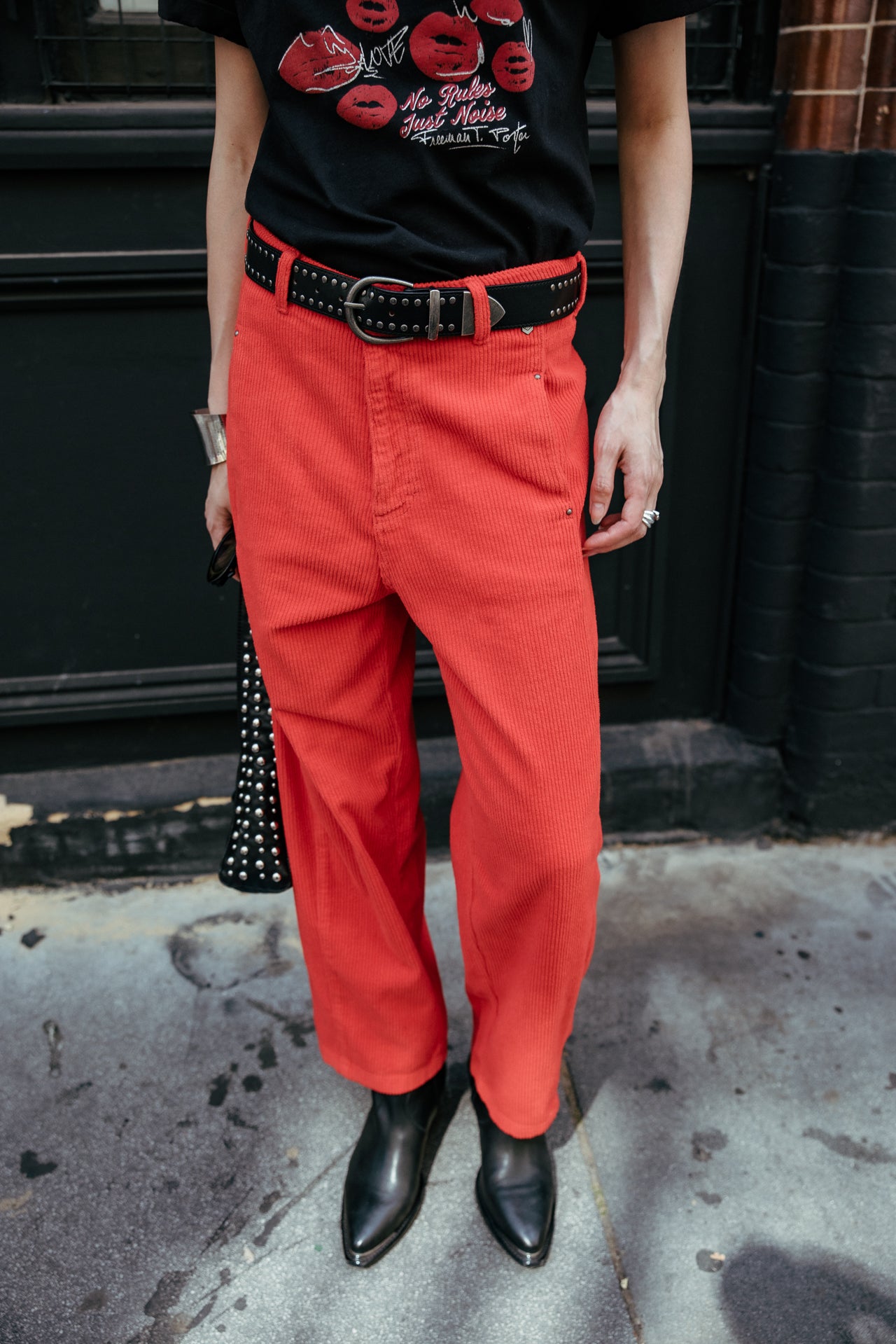   
            

7/8-Barrel-Hose aus Samt Damen Rosalia Veluto goji berry | Freeman T. Porter
          