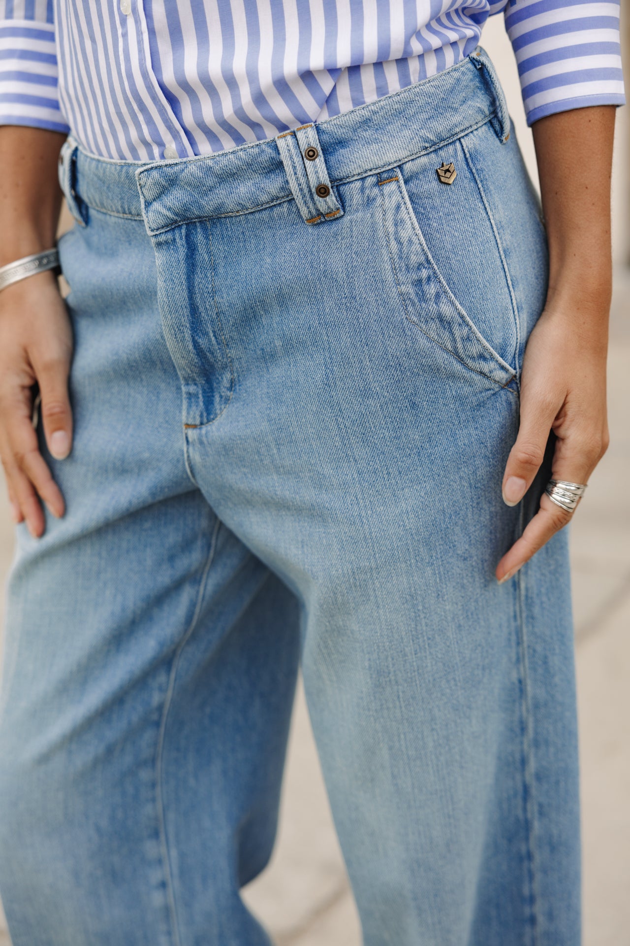 

Wide-leg jeans Woman Nickie maori | Freeman T. Porter
