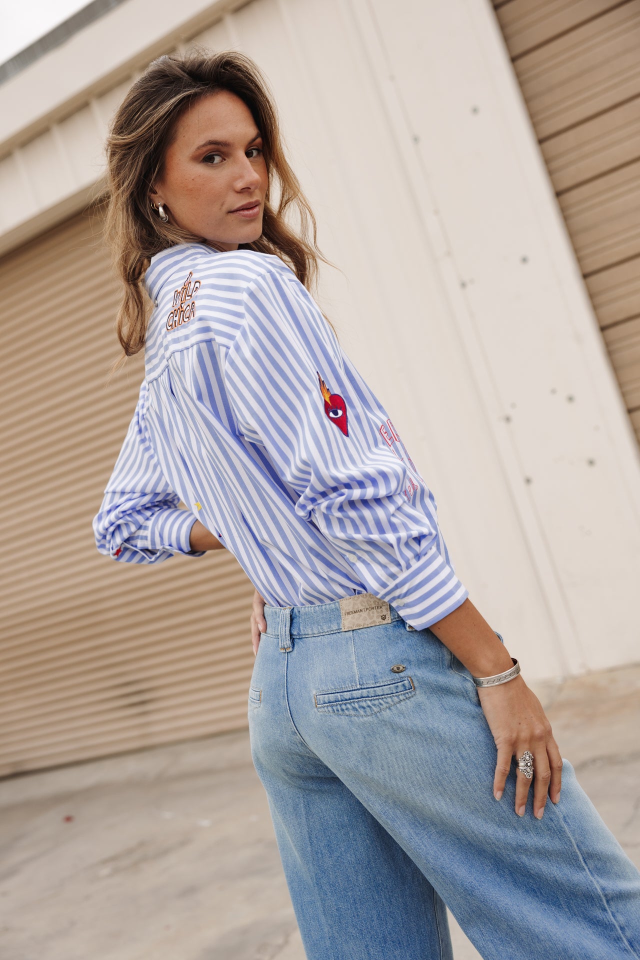 

Wide-leg jeans Woman Nickie maori | Freeman T. Porter