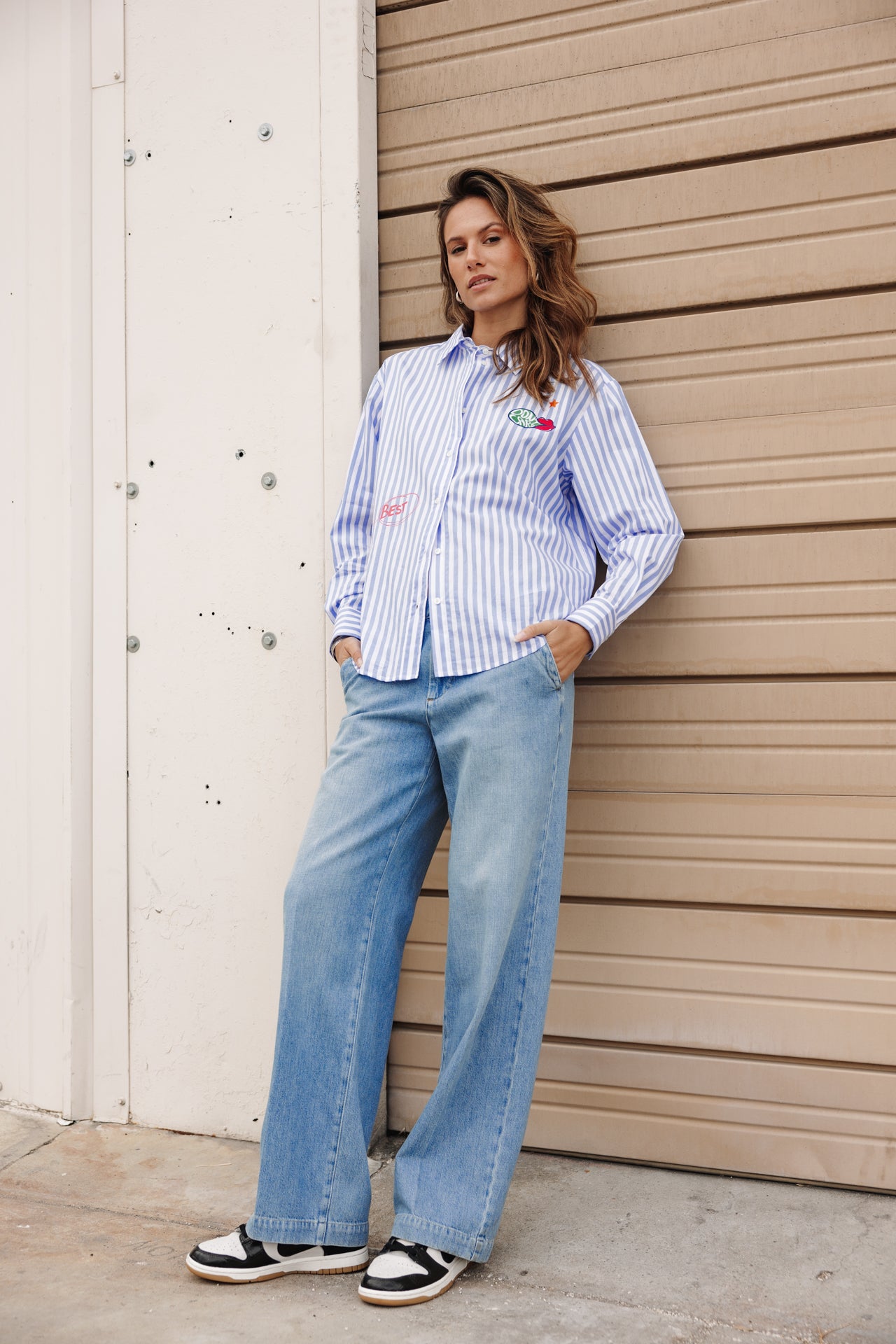 

Wide-leg jeans Woman Nickie maori | Freeman T. Porter