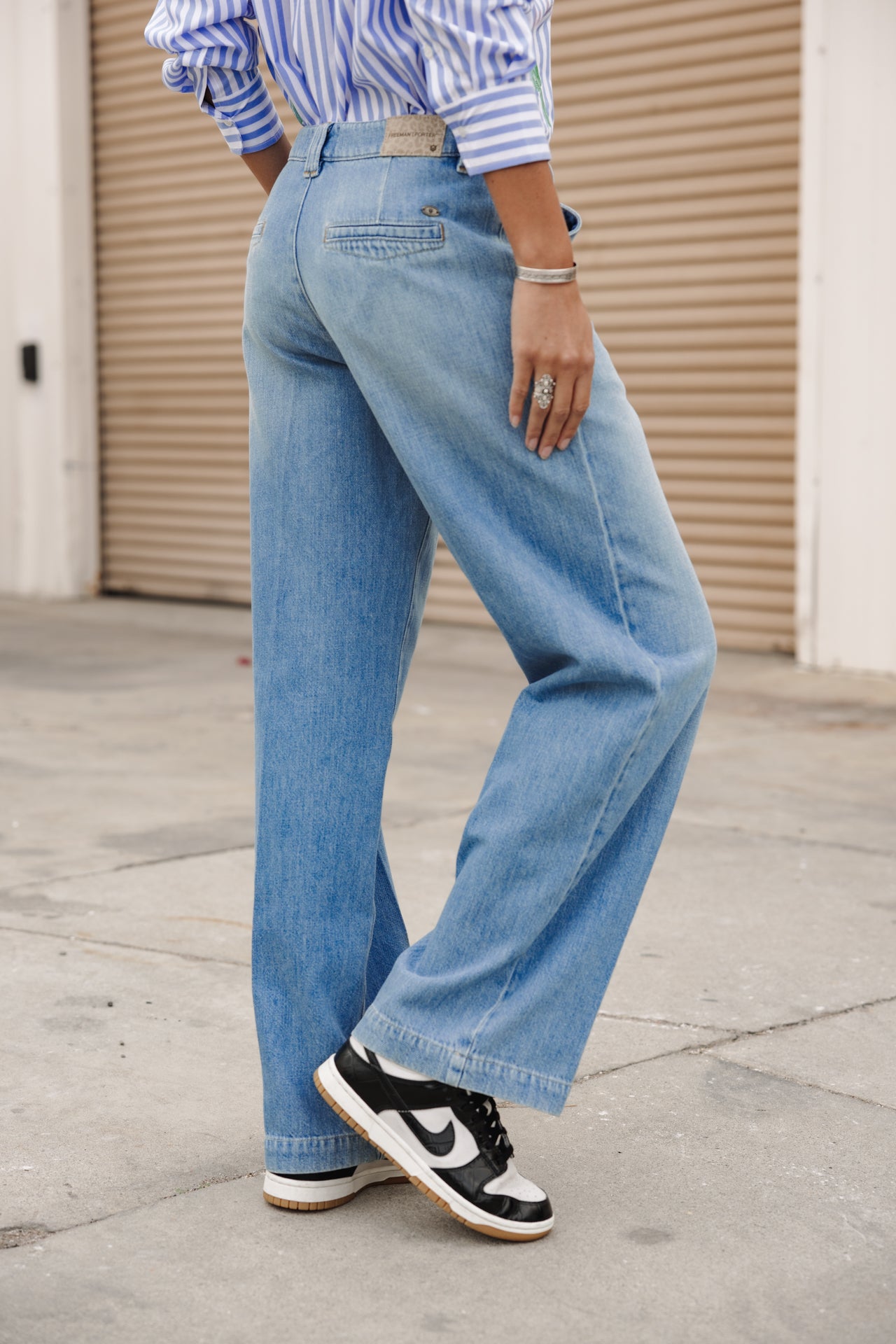 

Wide-leg jeans Woman Nickie maori | Freeman T. Porter