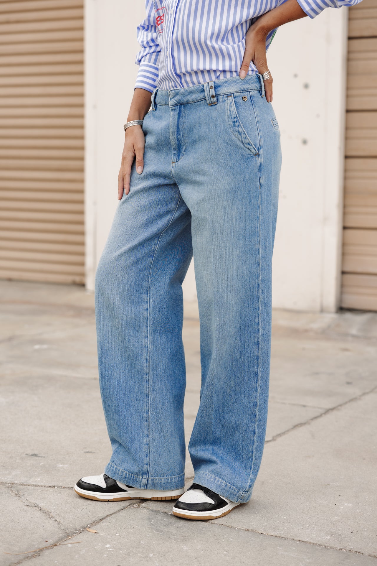 

Wide-leg jeans Woman Nickie maori | Freeman T. Porter