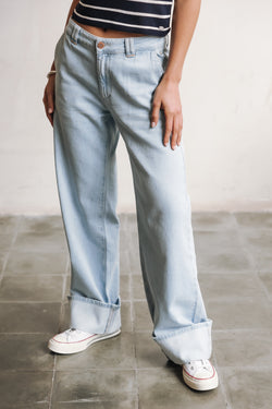 

Jeans anchos Mujer Nickie barbuda | Freeman T. Porter