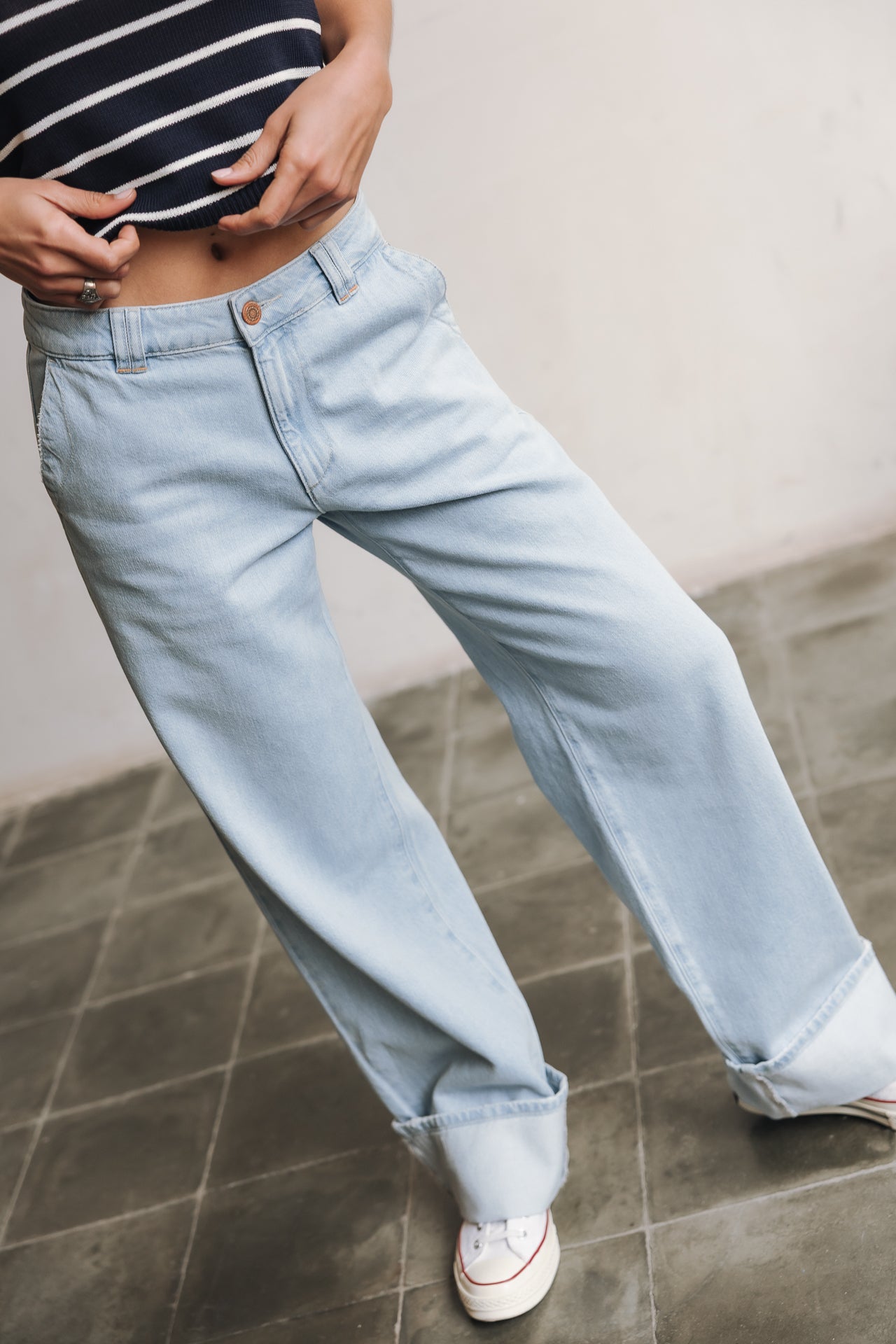 

Jeans large Femme Nickie Denim barbuda | Freeman T. Porter