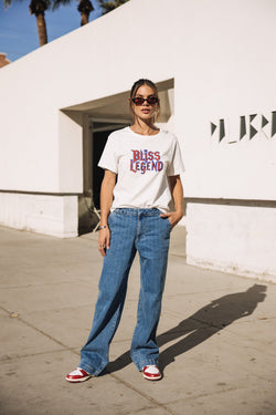 

Jeans large Femme Nickie piazalli light blue | Freeman T. Porter