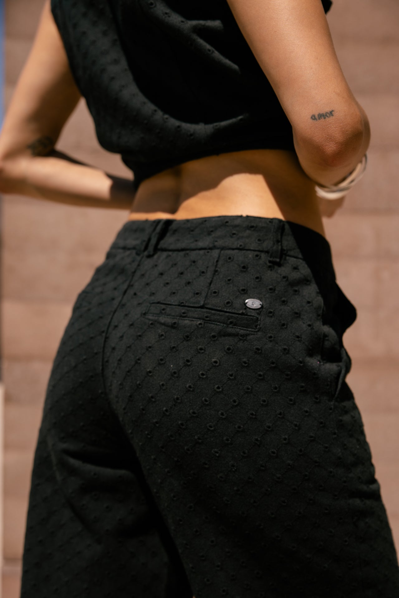 

Pantalon large Femme Nickie Beatnik black | Freeman T. Porter