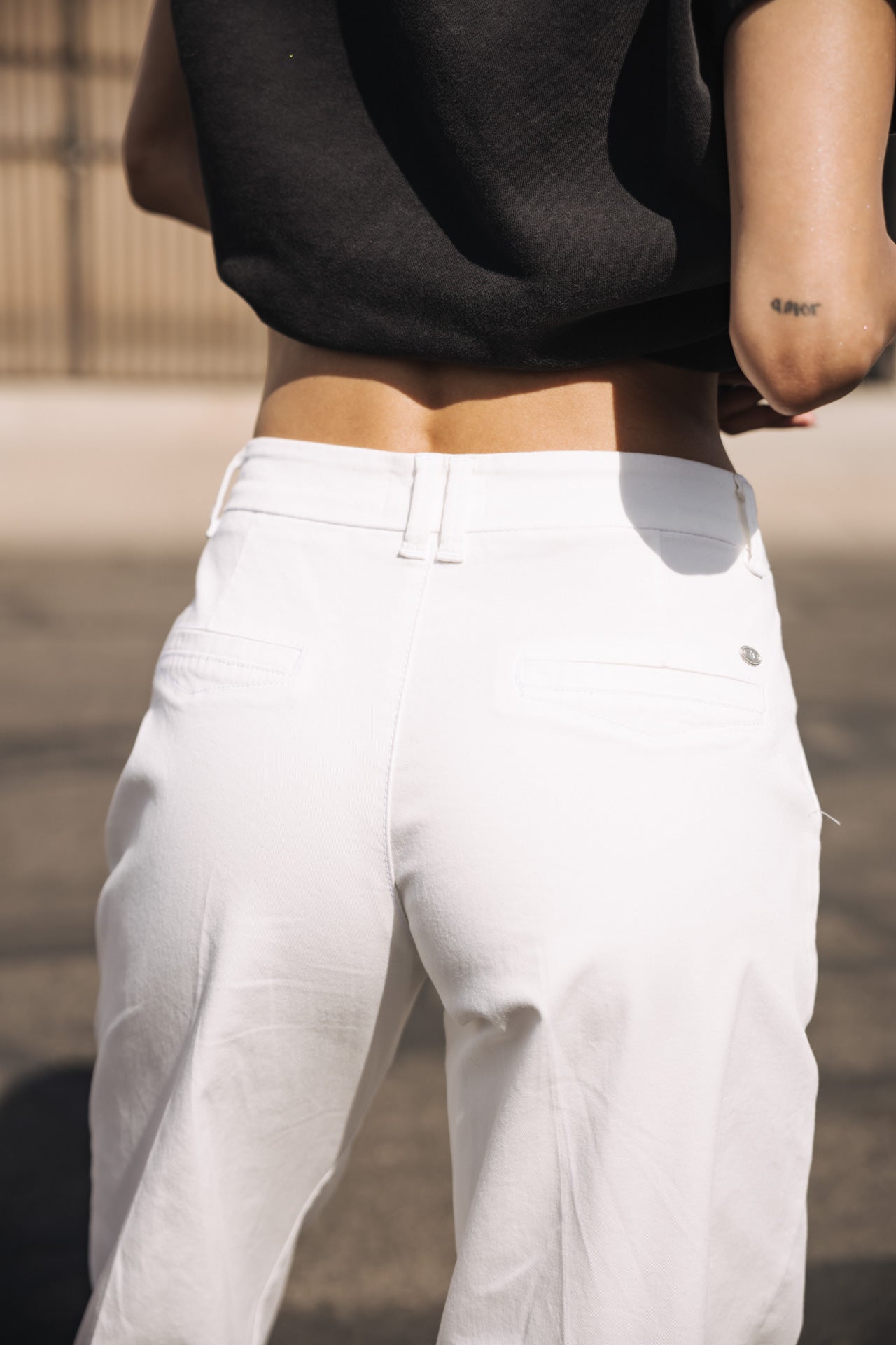

Weite Hose Frau Nickie Felicita bright white | Freeman T. Porter