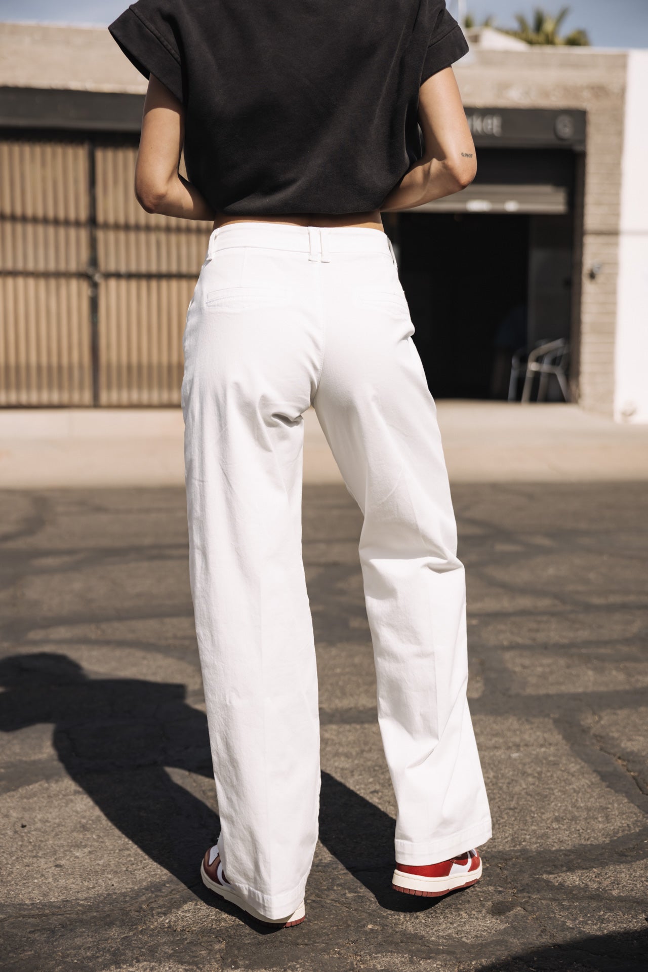 

Weite Hose Frau Nickie Felicita bright white | Freeman T. Porter