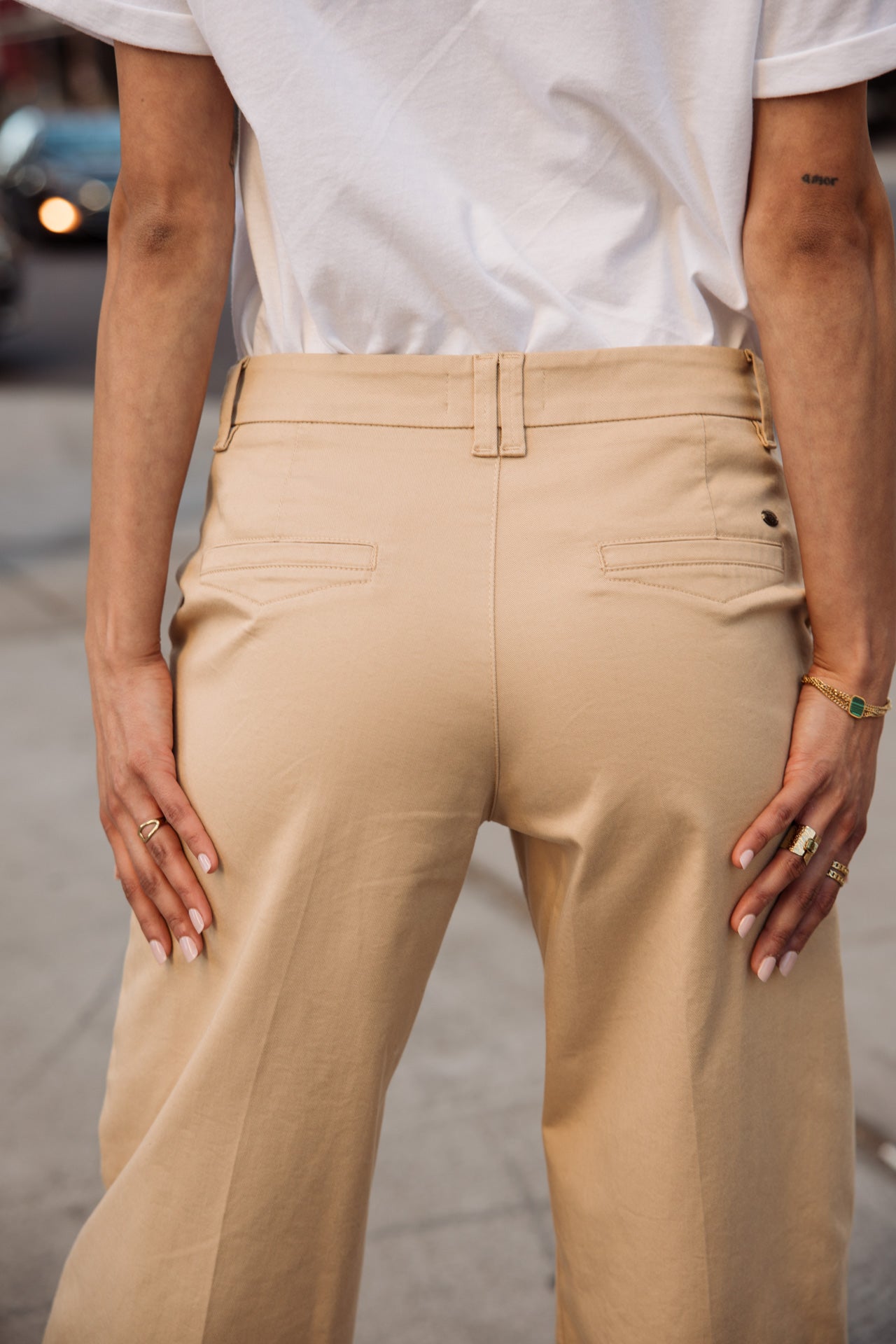 

Pantalones anchos Mujer Nickie Felicita irish cream | Freeman T. Porter