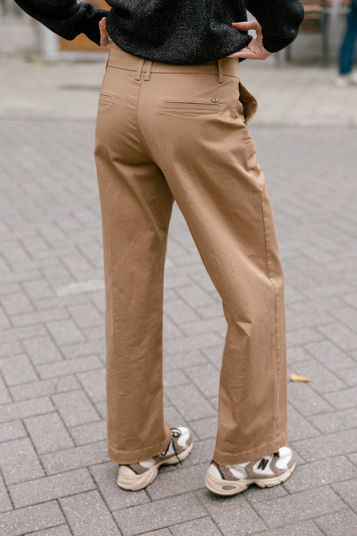 

Weite Chino-Hose Damen Nickie Felicita kelp | Freeman T. Porter