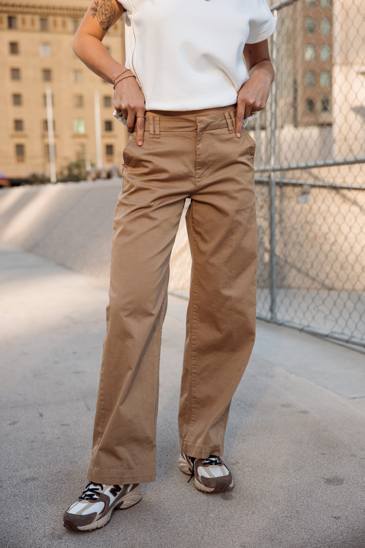   
            

Pantalón ancho Mujer Nickie Felicita kelp | Freeman T. Porter
          