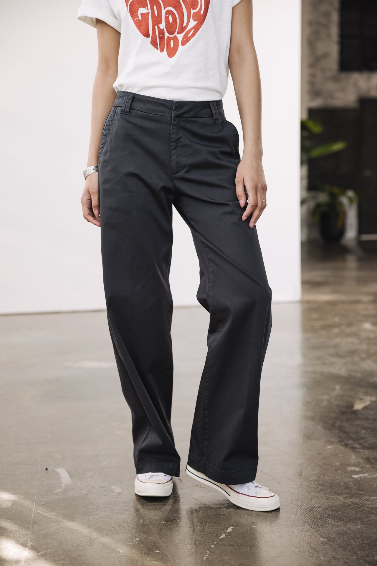 

Pantalones anchos Mujer Nickie Felicita total eclipse | Freeman T. Porter