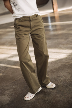 

Pantalon large Femme Nickie Felicita olive night | Freeman T. Porter