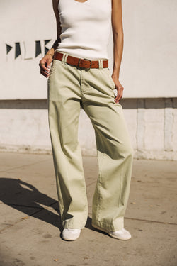 

Pantalon large Femme Nickie Felicita desert sage | Freeman T. Porter