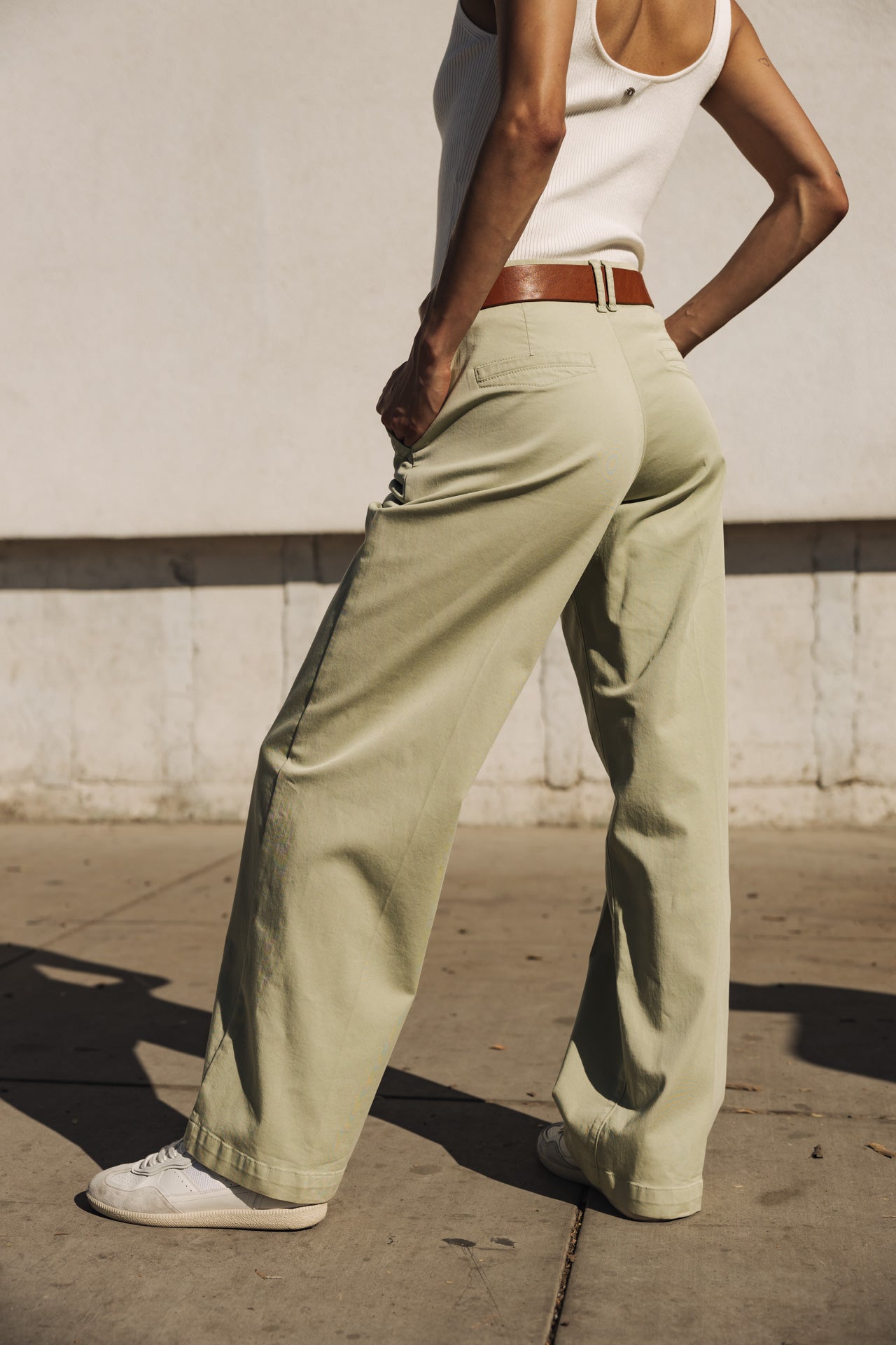 

Pantalones anchos Mujer Nickie Felicita desert sage | Freeman T. Porter