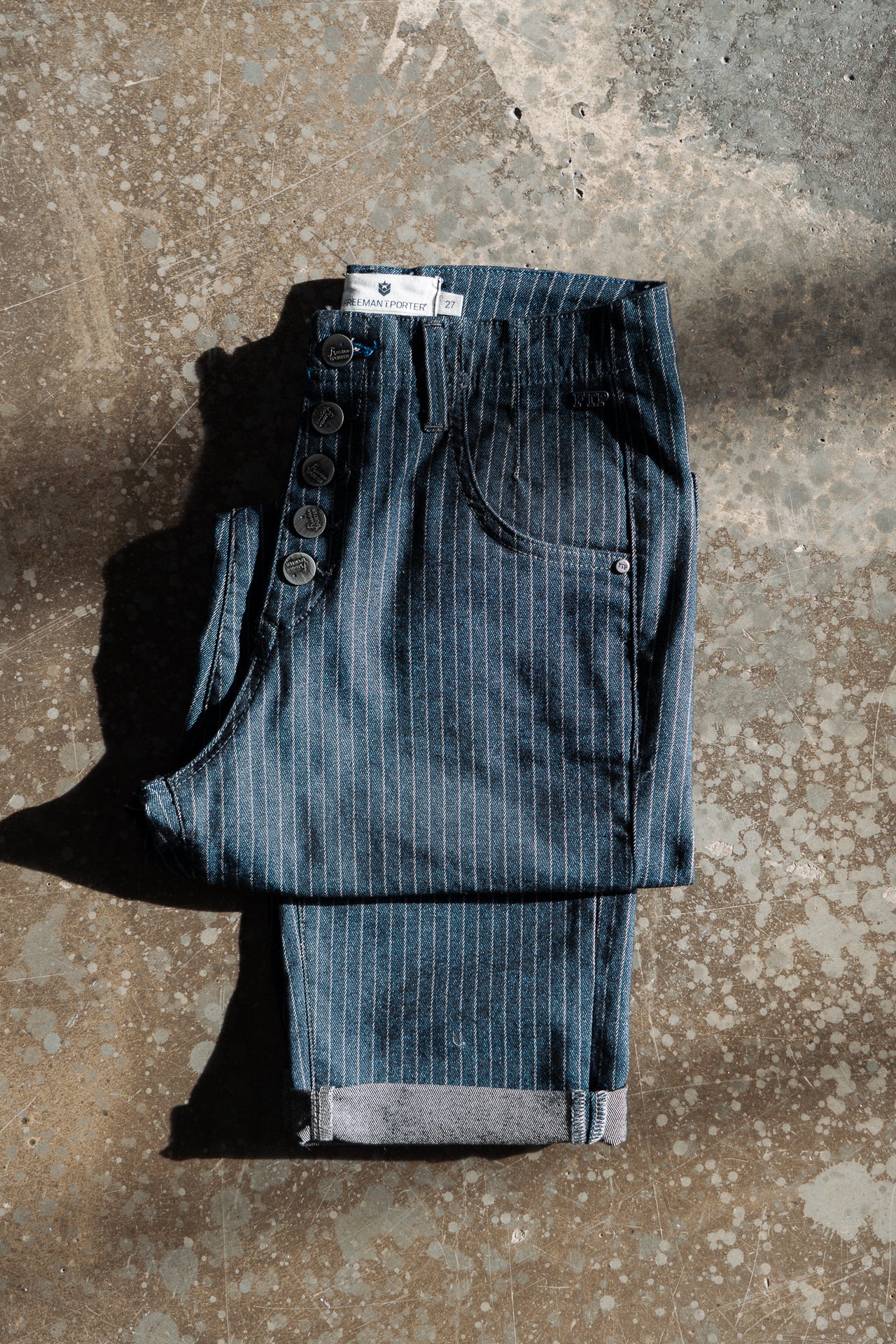

Straight boyfriend jeans Woman Sloane bercato blue | Freeman T. Porter