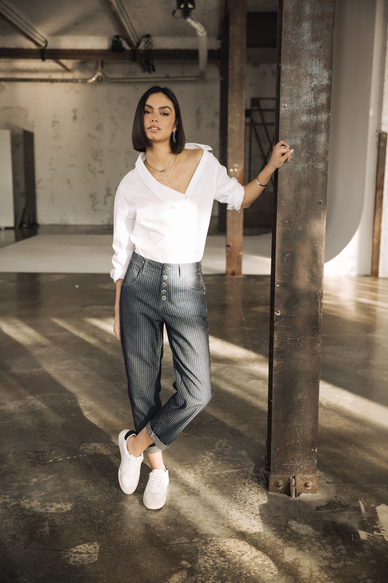 

Gerade geschnittene Boyfriend-Jeans Frau Sloane bercato blue | Freeman T. Porter