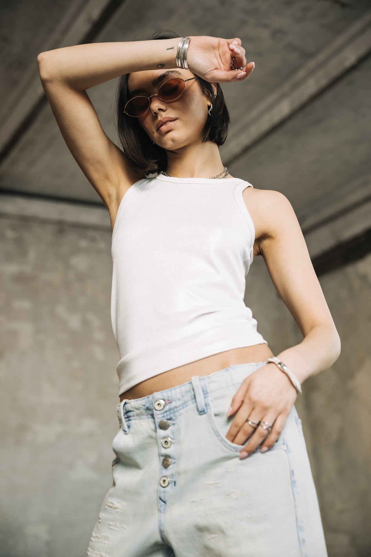 

Jeans boyfriend droit Femme Sloane scoop | Freeman T. Porter