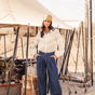 

Jeans jambes ballons Femme Kalya Denim manzana dark | Freeman T. Porter