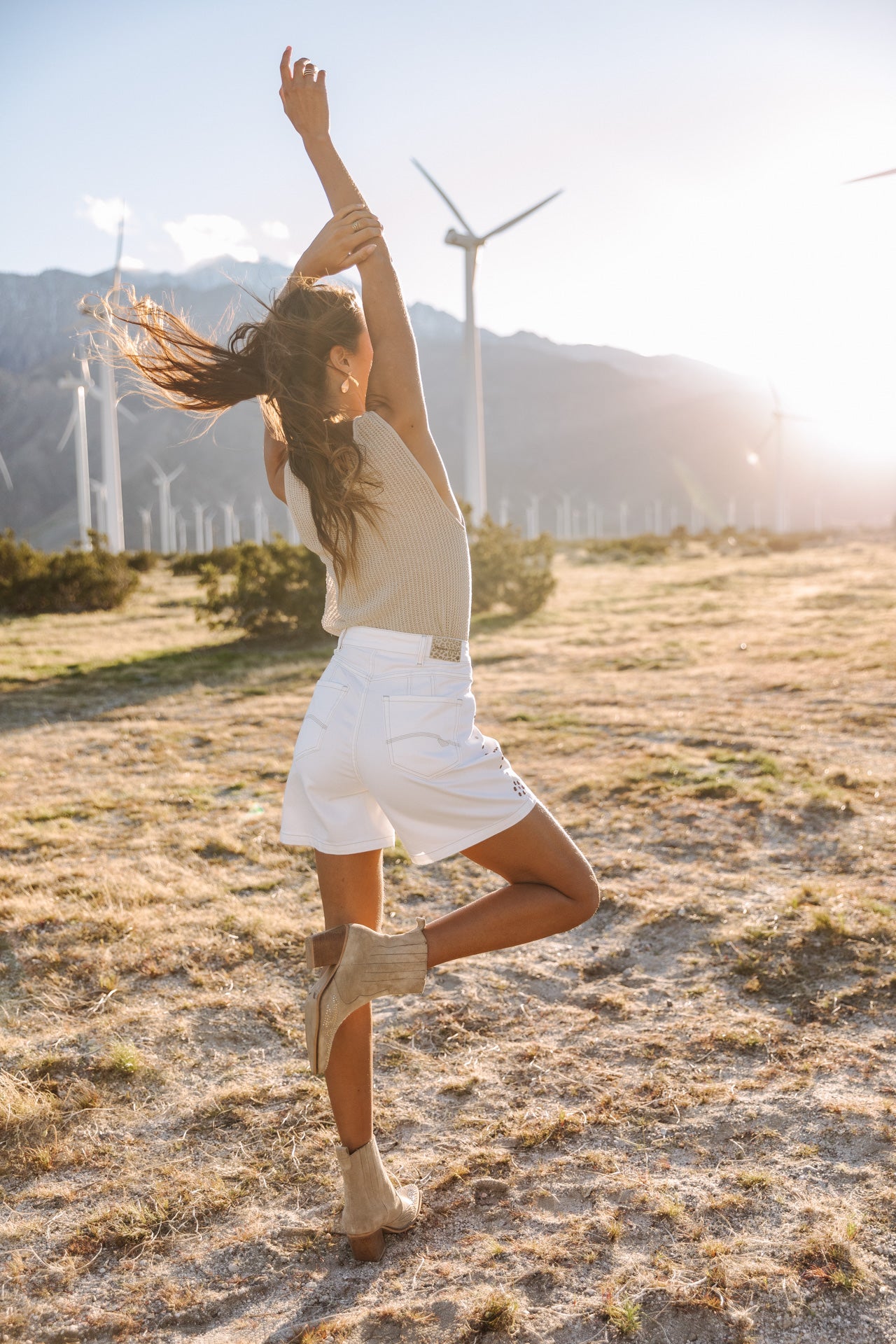 

Short loose Femme Judy Andalousia off white | Freeman T. Porter