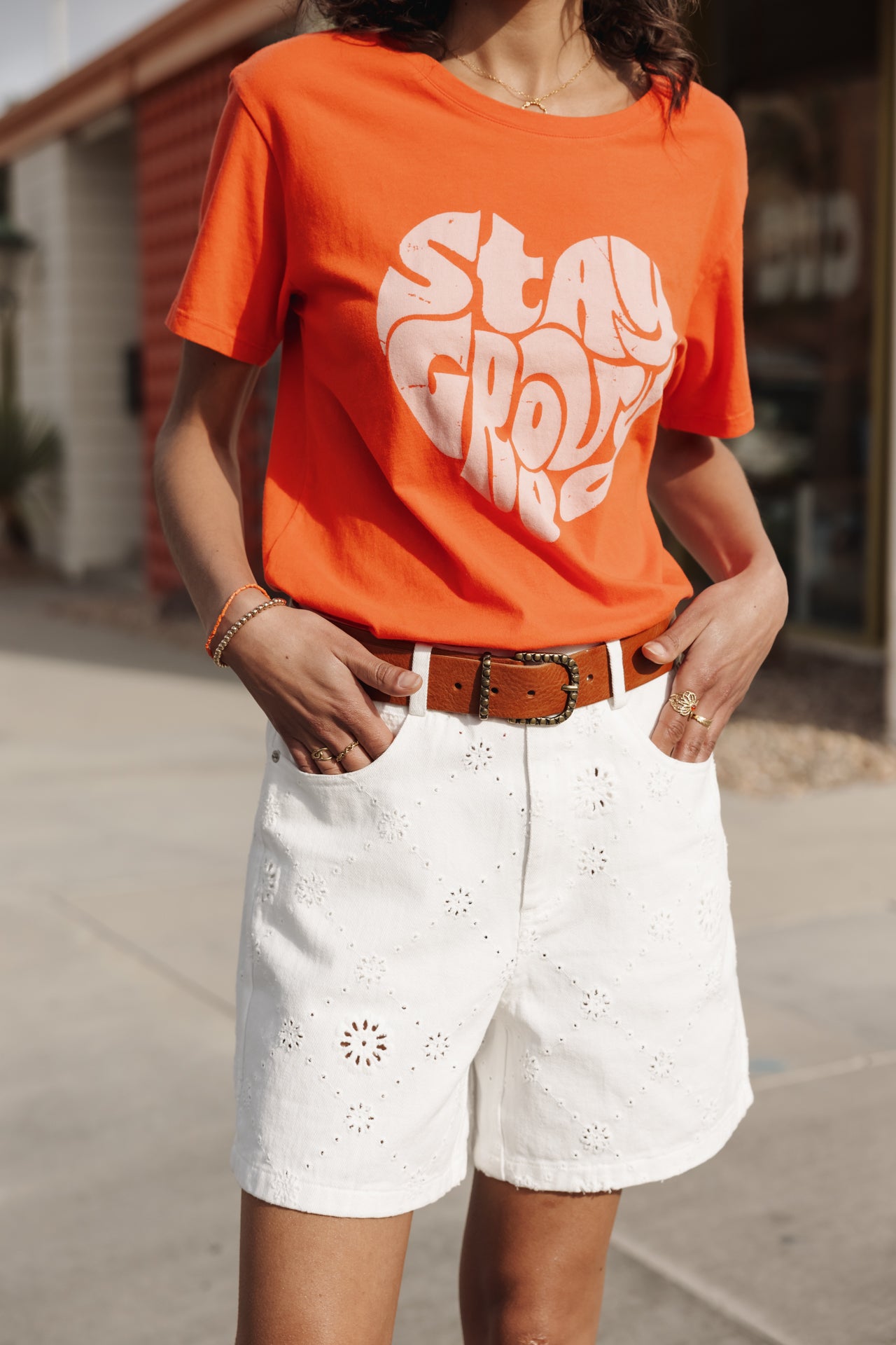 

Short loose Femme Judy Boheme bright white | Freeman T. Porter