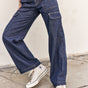 

Jeans cargo large Woman Moxie Denim manzana dark | Freeman T. Porter