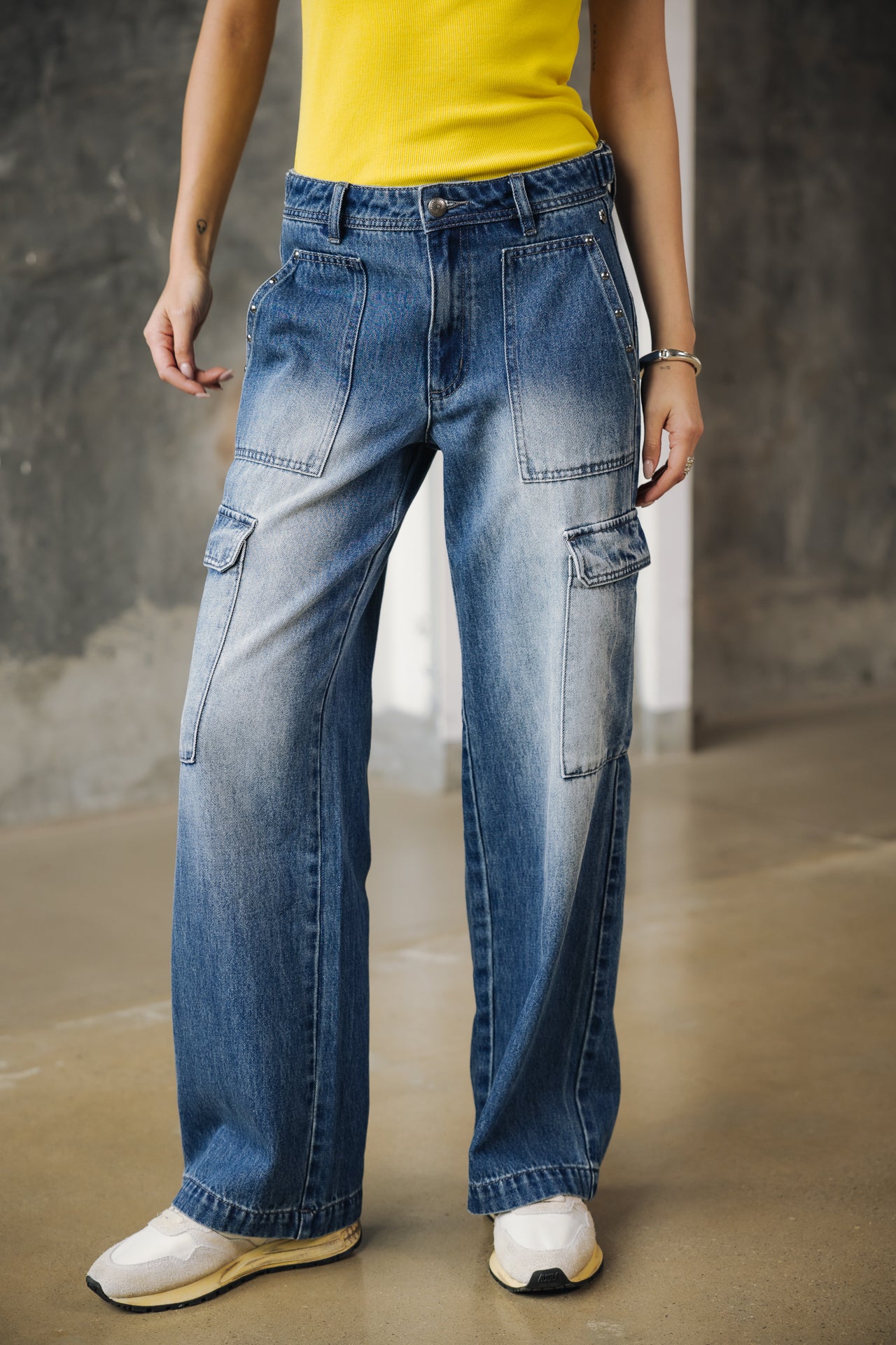 

Vaqueros cargo grandes Mujer Moxie Denim jeblo | Freeman T. Porter