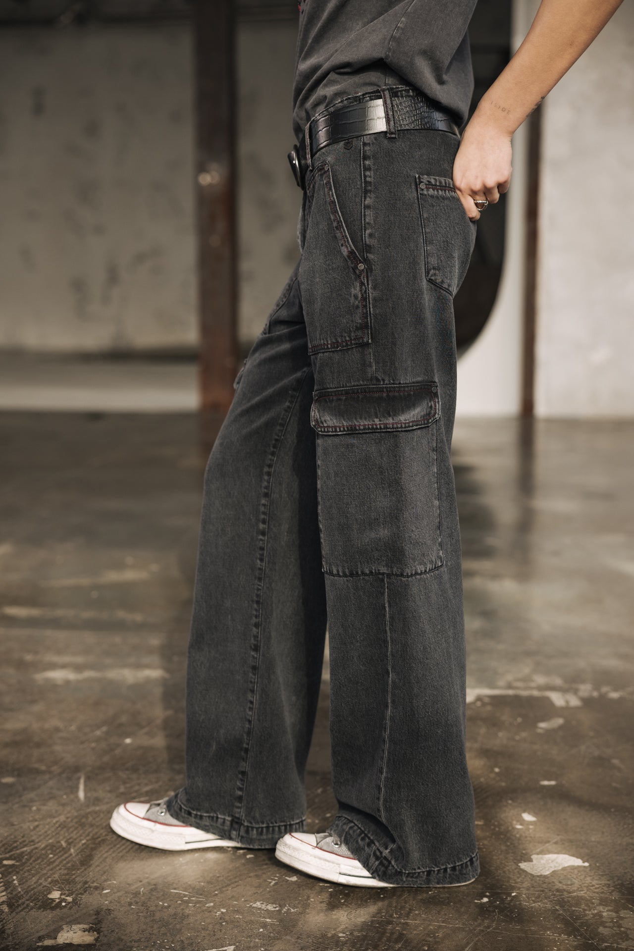 

Large cargo jeans Woman Moxie sapia | Freeman T. Porter