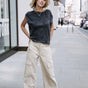 

Pantalon cargo large Mujer Moxie Corduroy abbey stone | Freeman T. Porter